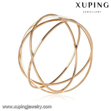 51639 Xuping Jewelry Fashion Big Women Bangles with 18k Gold Plated